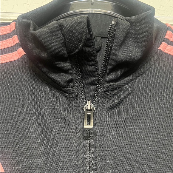 Adidas Women’s Size Medium Black Tracksuit with Pink Stripes - Picture 5 of 13